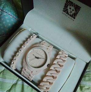 Anne Klein watch set